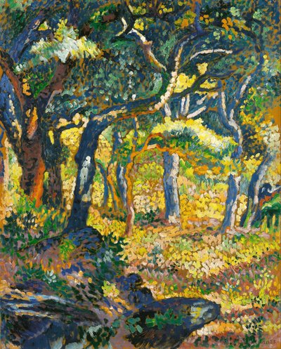 Una radura in Provenza (Studio) da Henri Edmond Cross